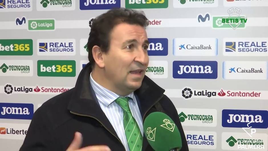 Catalán, tras lo ocurrido en Getafe: "Es una vergüenza que al Betis se le trate así"