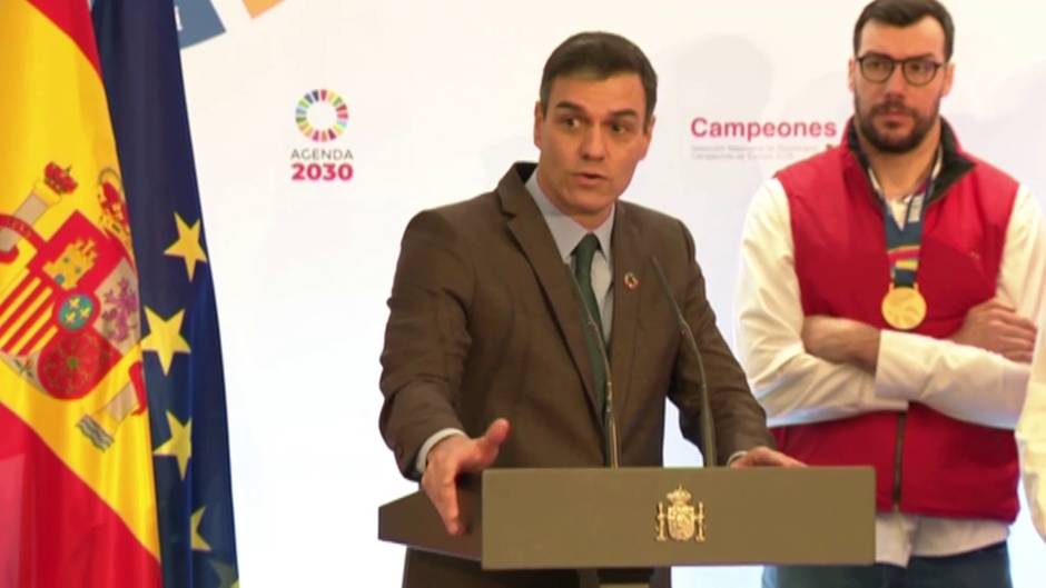 Sánchez: "Aprender de los errores os ha llevado a este oro"