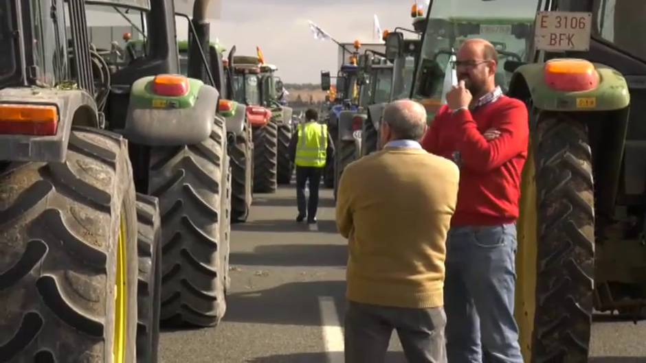 Tractorada de protesta en Málaga