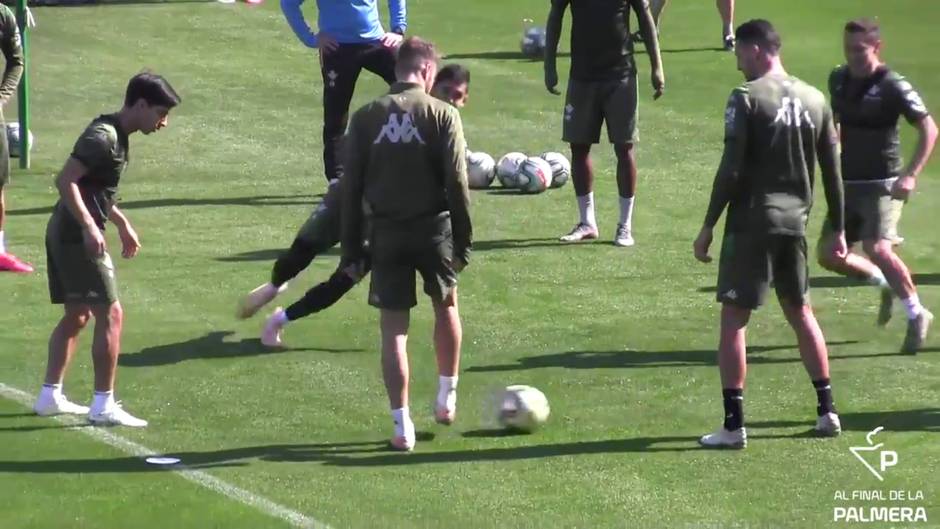 El Betis sigue preparando la visita a Leganés