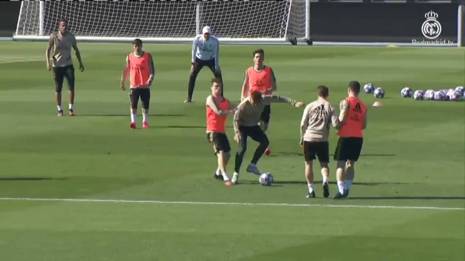 El Real Madrid comienza a preparar el partido de Champions frente al Manchester City