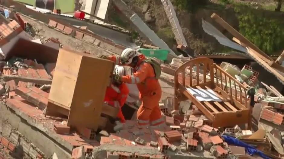 Las lluvias torrenciales provocan el derrumbe de varios edificios en Bolivia