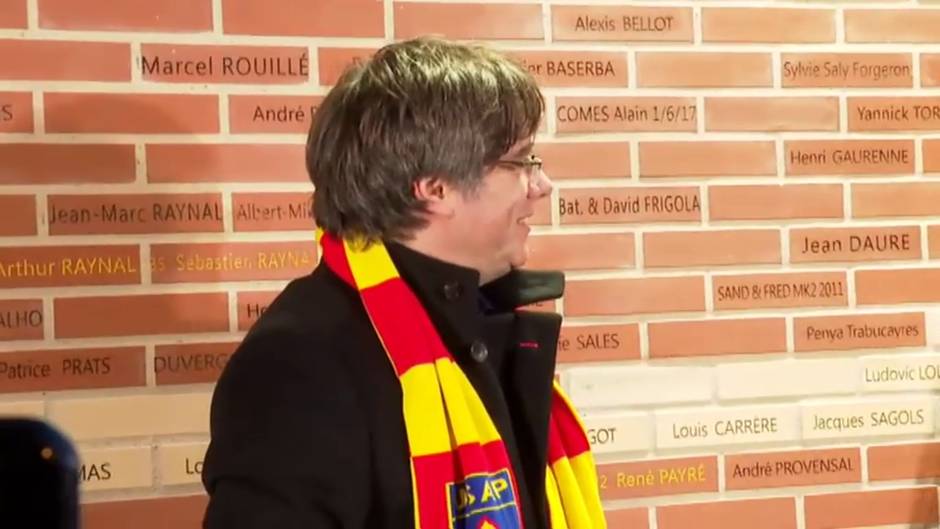 Puigdemont al llegar a Perpiñán: "Hemos entrado en Cataluña"