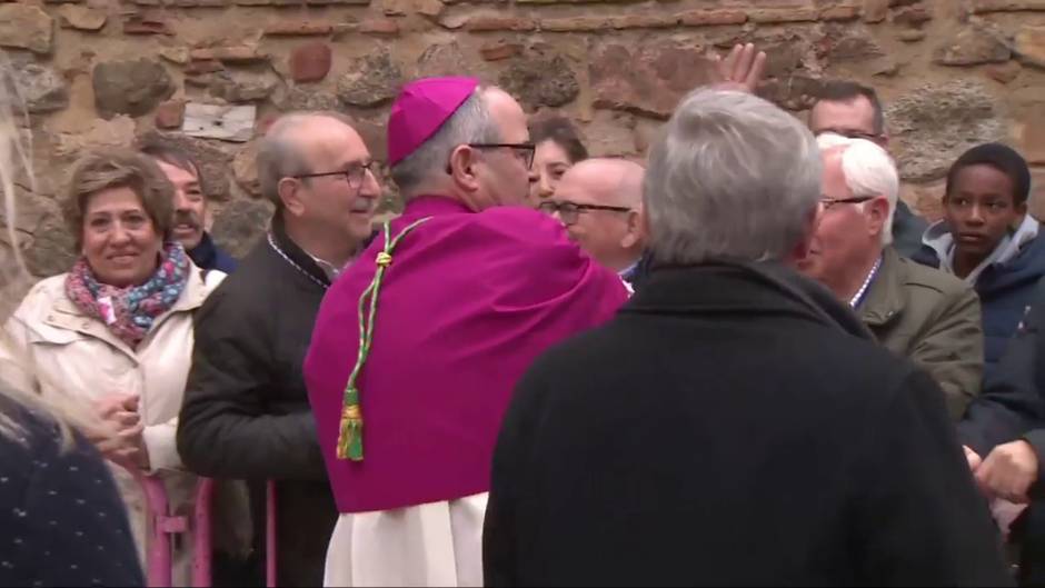Monseñor Francisco Cerro Chaves llega a la Catedral de Toledo