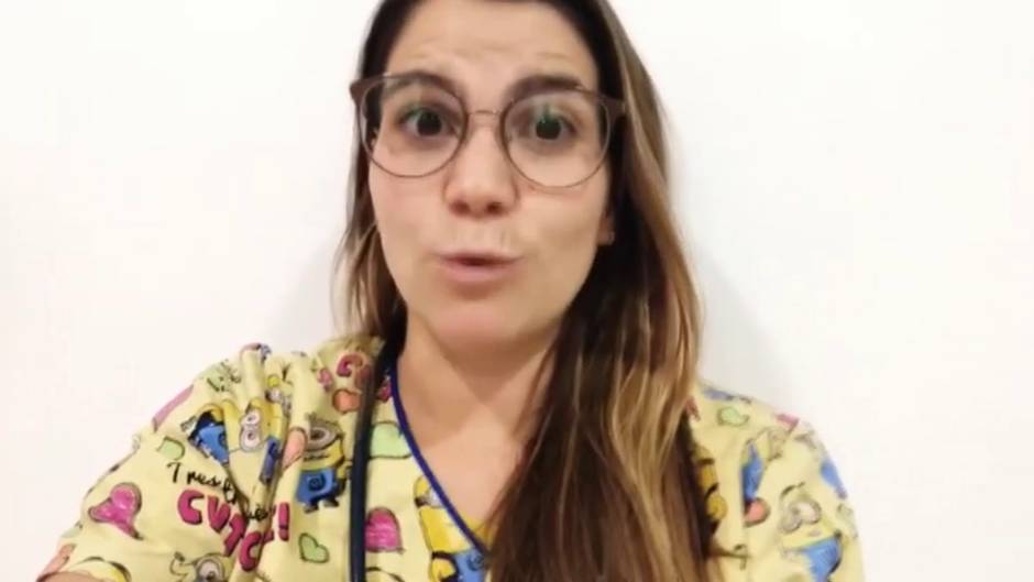 Los médicos que están en cuarentena trabajan desde casa