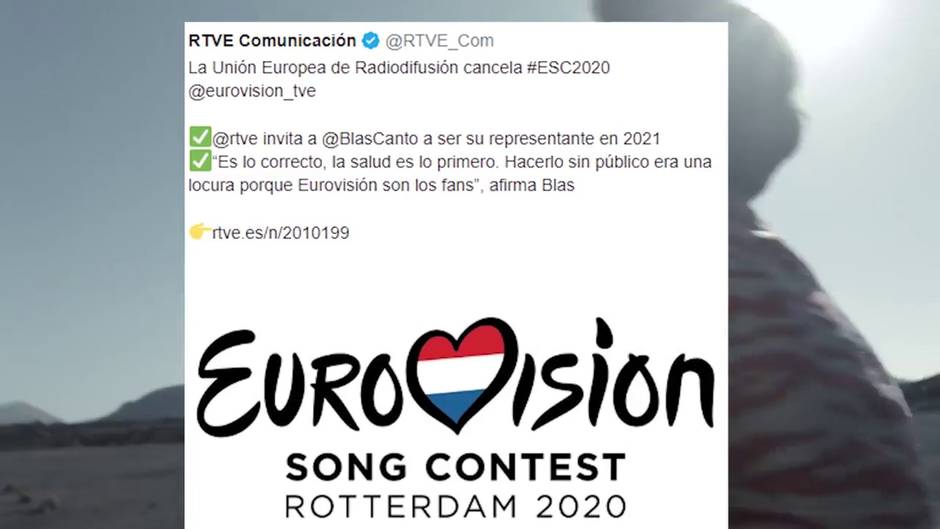 Blas Cantó sobre cancelación de Eurovisión: "Se me parte el corazón"
