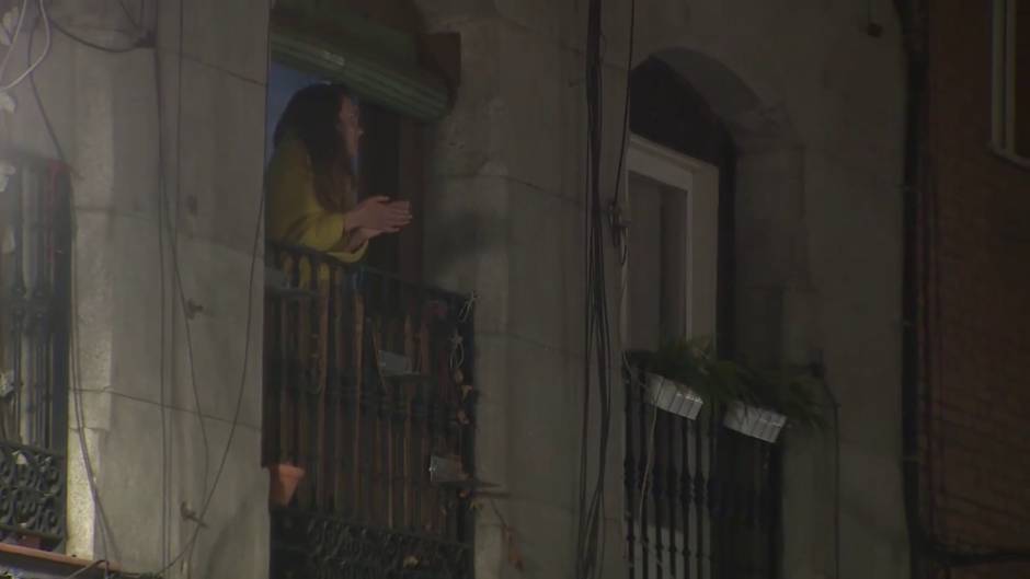 Caceroladas en Madrid durante el mensaje del Rey