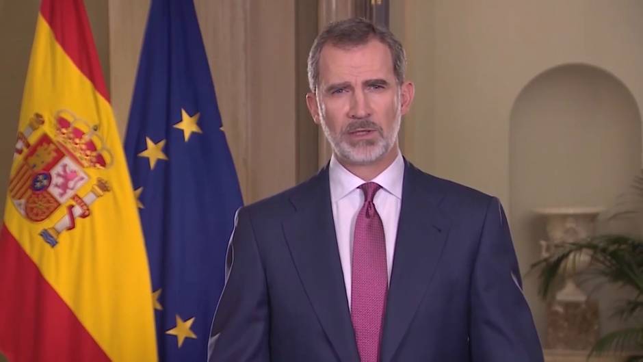 El Rey llama a resistir y unirse ante el virus