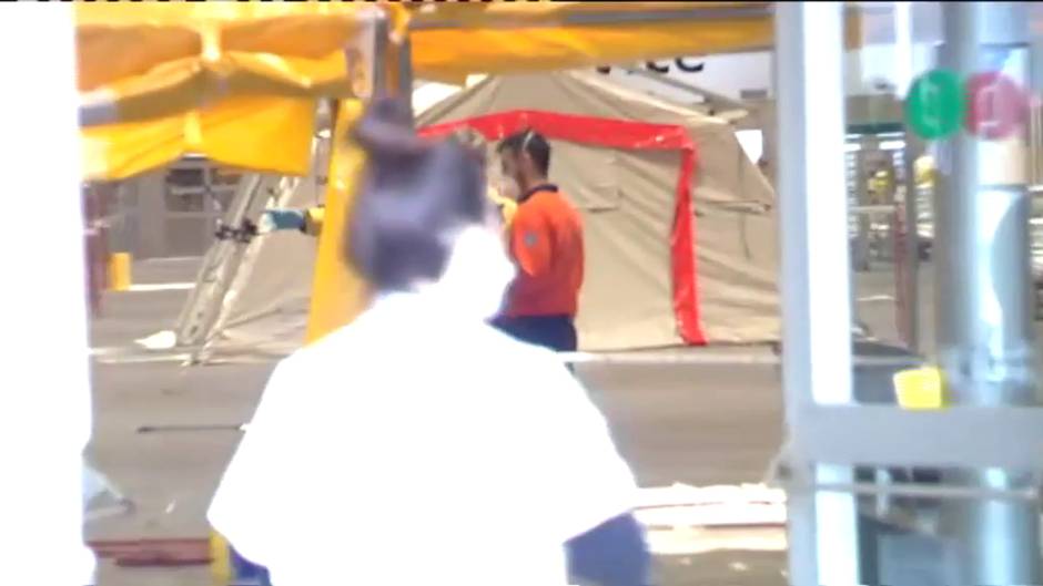 Actividad frenética en Ifema para convertirlo en el mayor hospital de España