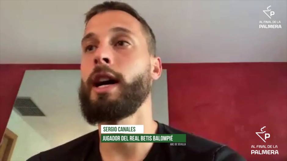 Sergio Canales, futbolista del Real Betis, habla sobre la crisis del coronavirus y la sociedad