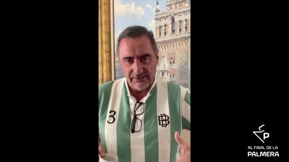 El mensaje de Carlos Herrera a los béticos durante el confinamiento