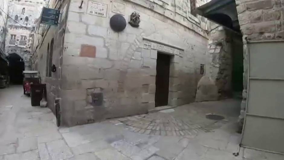 Las calles de Jerusalén vacías