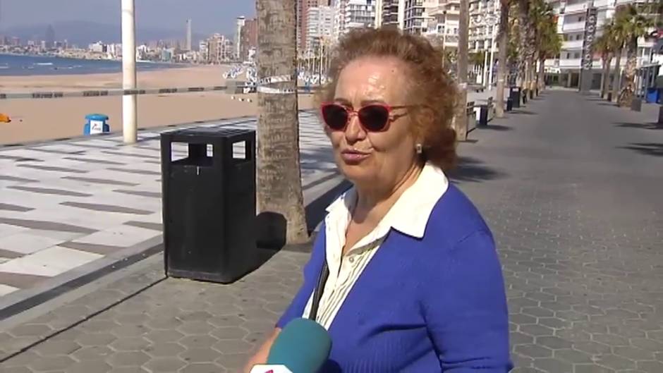 Benidorm vacía: una Semana Santa inédita