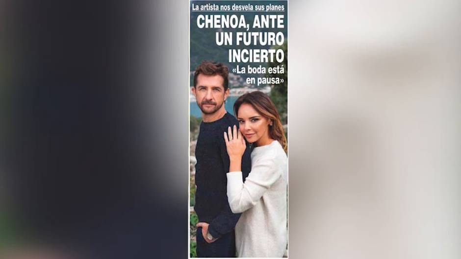 Chenoa pone en pausa su boda con Miguel Sánchez