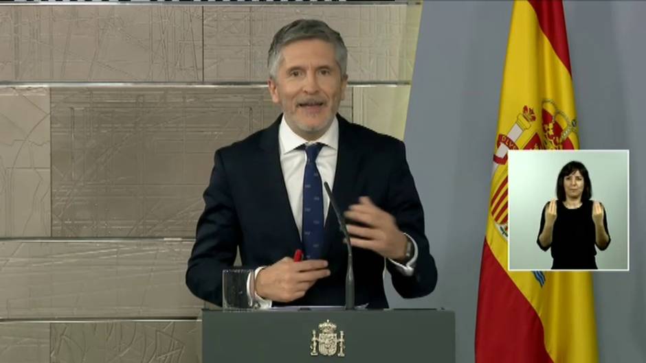 Marlaska niega las declaraciones del jefe del Estado Mayor de la Guardia Civil sobre las críticas al Gobierno