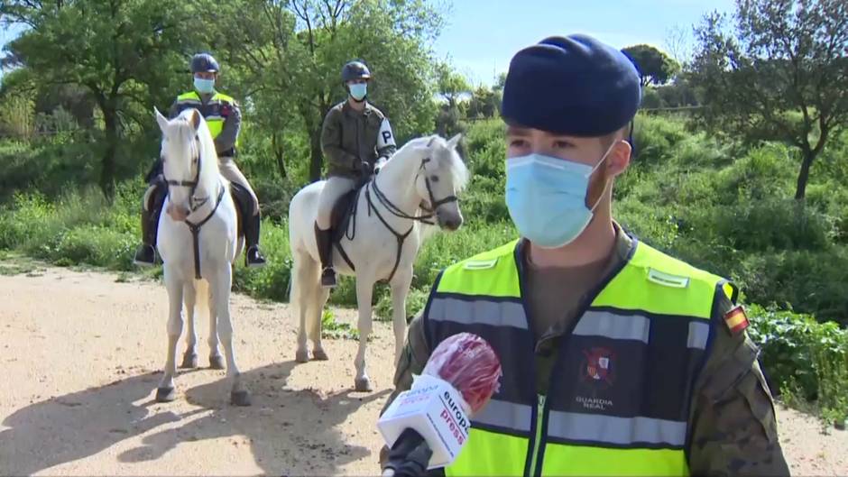 La Guardia Real colabora en la vigilancia de las zonas rurales