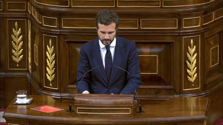 Casado a Sánchez: "Usted es el error absoluto"