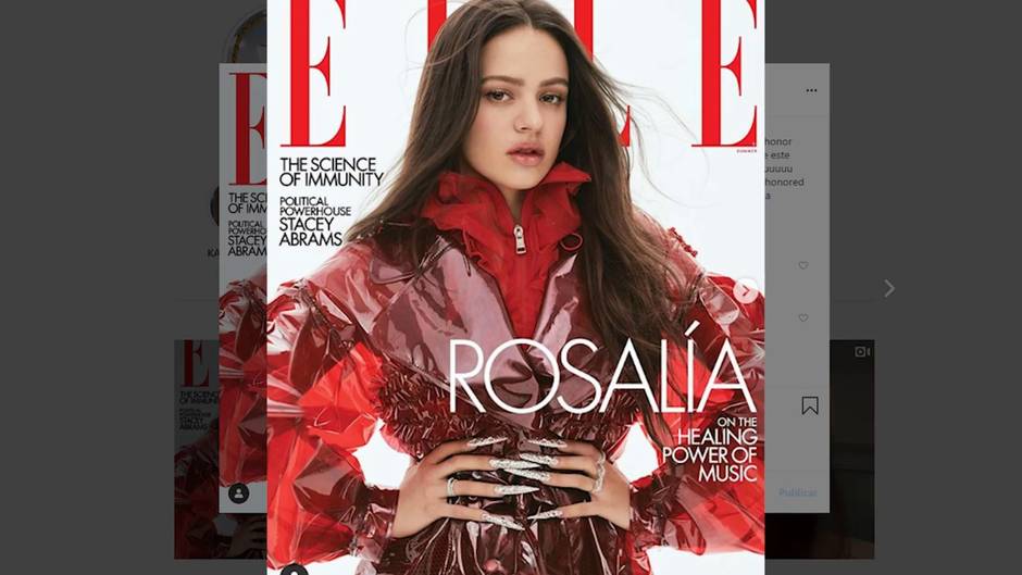 Rosalia, artista del verano para la revista 'Elle' en EEUU