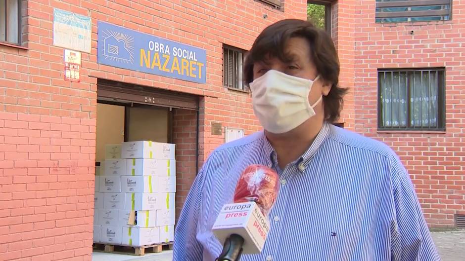 Asociación Nazaret recibe paquetes con comida de la Fundación FICRT