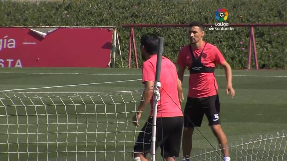 Entrenamiento del Sevilla FC del 21 de mayo