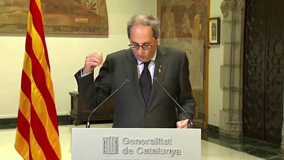 Torra urgirá a Sánchez este domingo a cumplir 40 medidas sobre Catalunya