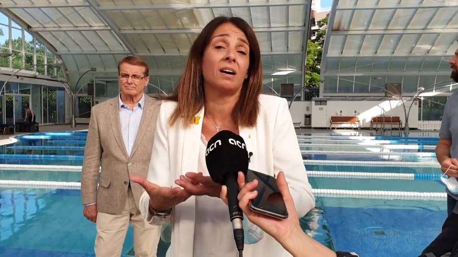 Meritxell Budó visita el gimnasio DIR Diagonal de Barcelona