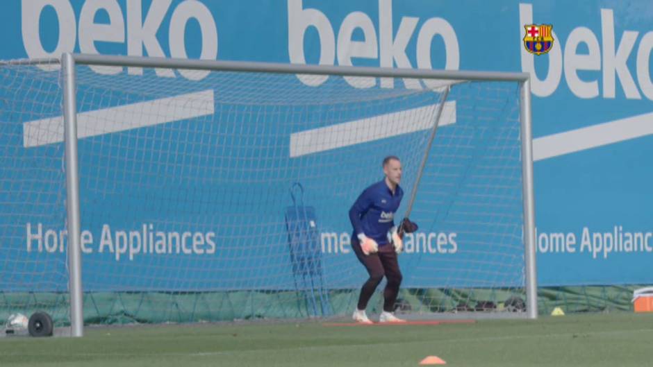 El Barça prepara el regreso de la liga elevando el ritmo en los entrenamientos