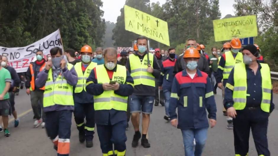 Nueva jornada de protestas en contra de los despidos en Alcoa