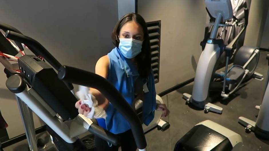 Reapertura de los gimnasios de Sevilla