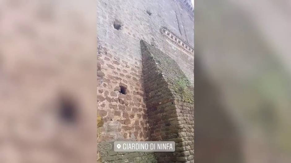 Chiara Ferragni viaja al Lazio y visita la Torreta Vecchia