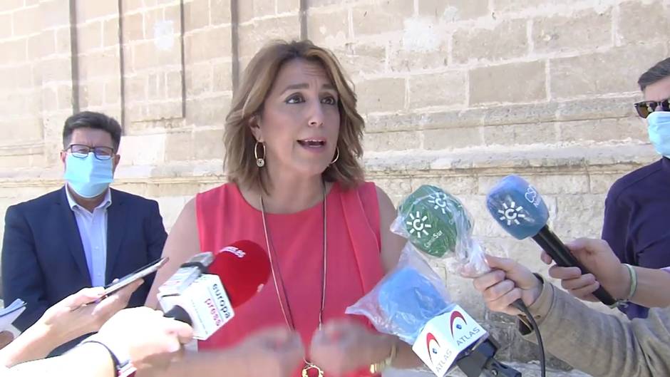 Susana Díaz: "¿Alguien puede cuestionar a Felipe González lo que ha sido?"