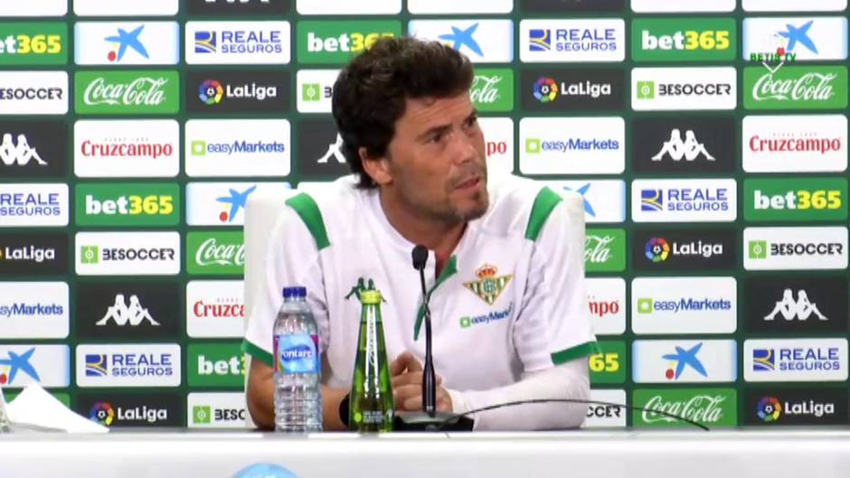 Rubi: "Soy tajante. Es imposible que el Betis pierda la categoría"