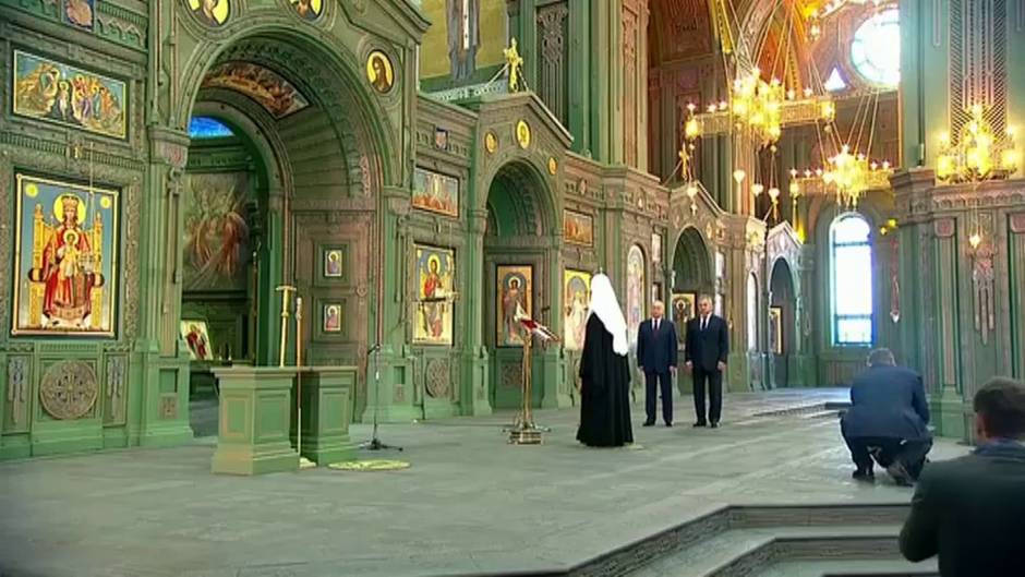 La imponente catedral en honor a las Fuerzas Armadas rusas