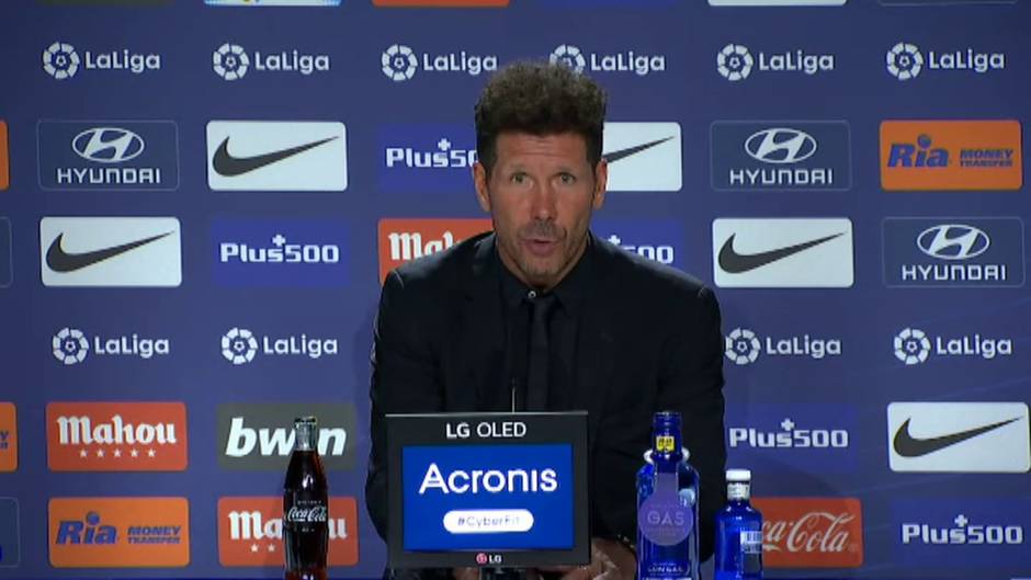 Simeone: "No pienso en la Champions todavía"