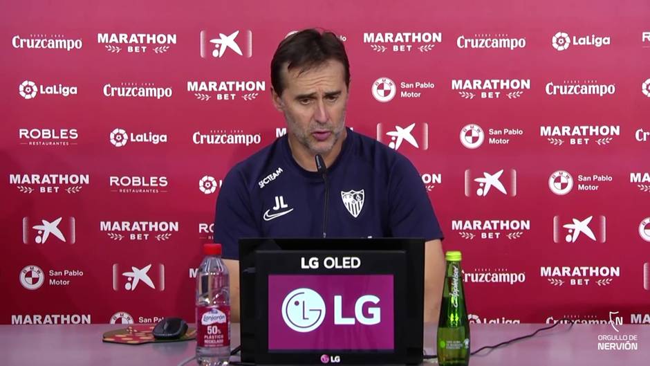 Lopetegui, entrenador del Sevilla: "El Eibar es un equipo de autor"