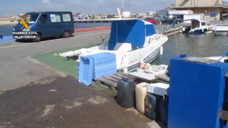 Guardia Civil investiga a 4 pescadores por capturar anguilas en Mar Menor