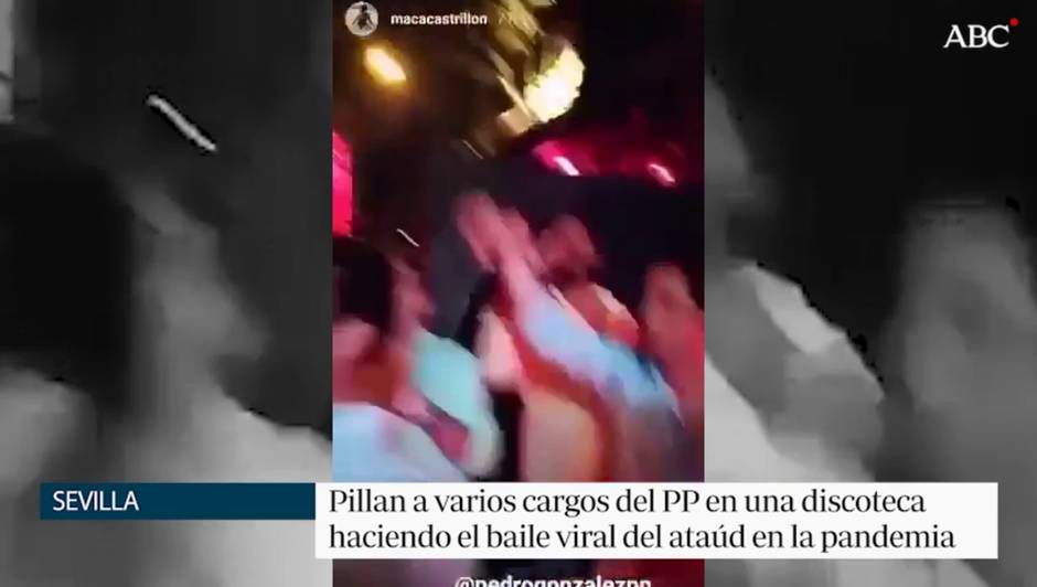 Pillan a varios cargos de Nuevas Generaciones del Partido Popular en una discoteca haciendo el baile viral del ataúd durante la pandemia