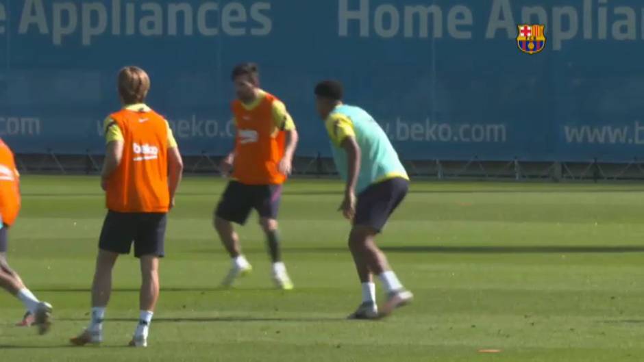 Ultimo entrenamiento del Barça y descanso hasta el próximo día 28