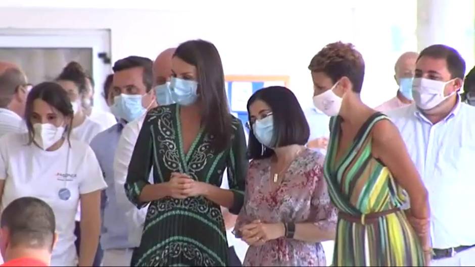 Los reyes visitan Aspace en Navarra