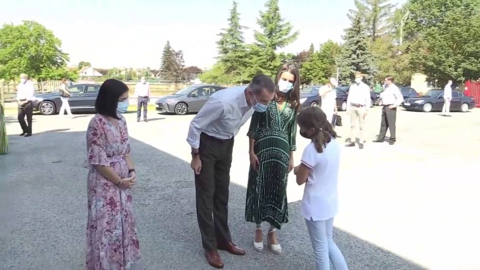 Doña Letizia apuesta todo al verde en Navarra