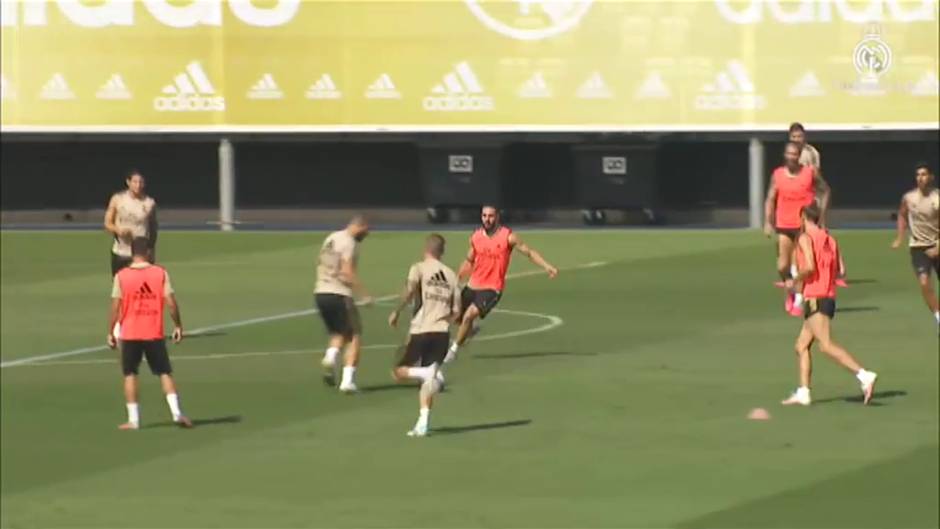 El Real Madrid prepara su encuentro contra el Manchester City