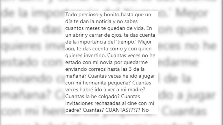 Ana Obregón hace público el último escrito de Aless Lequio
