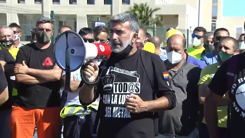 Crece la tensión en los astilleros de Puerto Real por el despido de dos compañeros