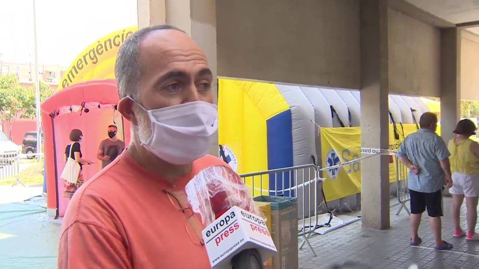 Salut inicia los cribajes en barrios de Barcelona