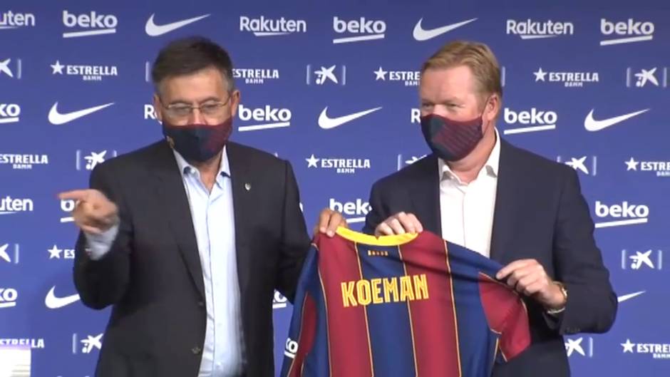 Presentación de Ronald Koeman como nuevo entrenador del FC Barcelona