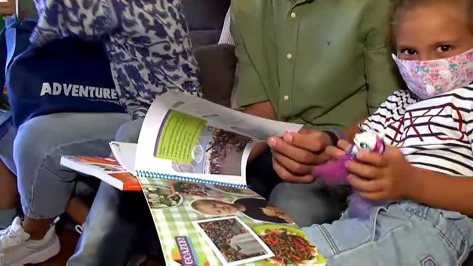 Mascarilla y gel en las mochilas de los más pequeños