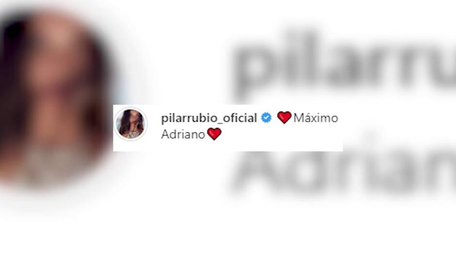 Pilar Rubio enamora a sus seguidores con la última imagen de Máximo Adriano