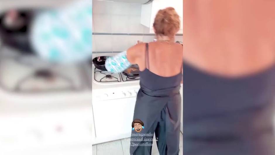 María Pombo pasa un domingo entrañable con la familia de Pablo Castellano