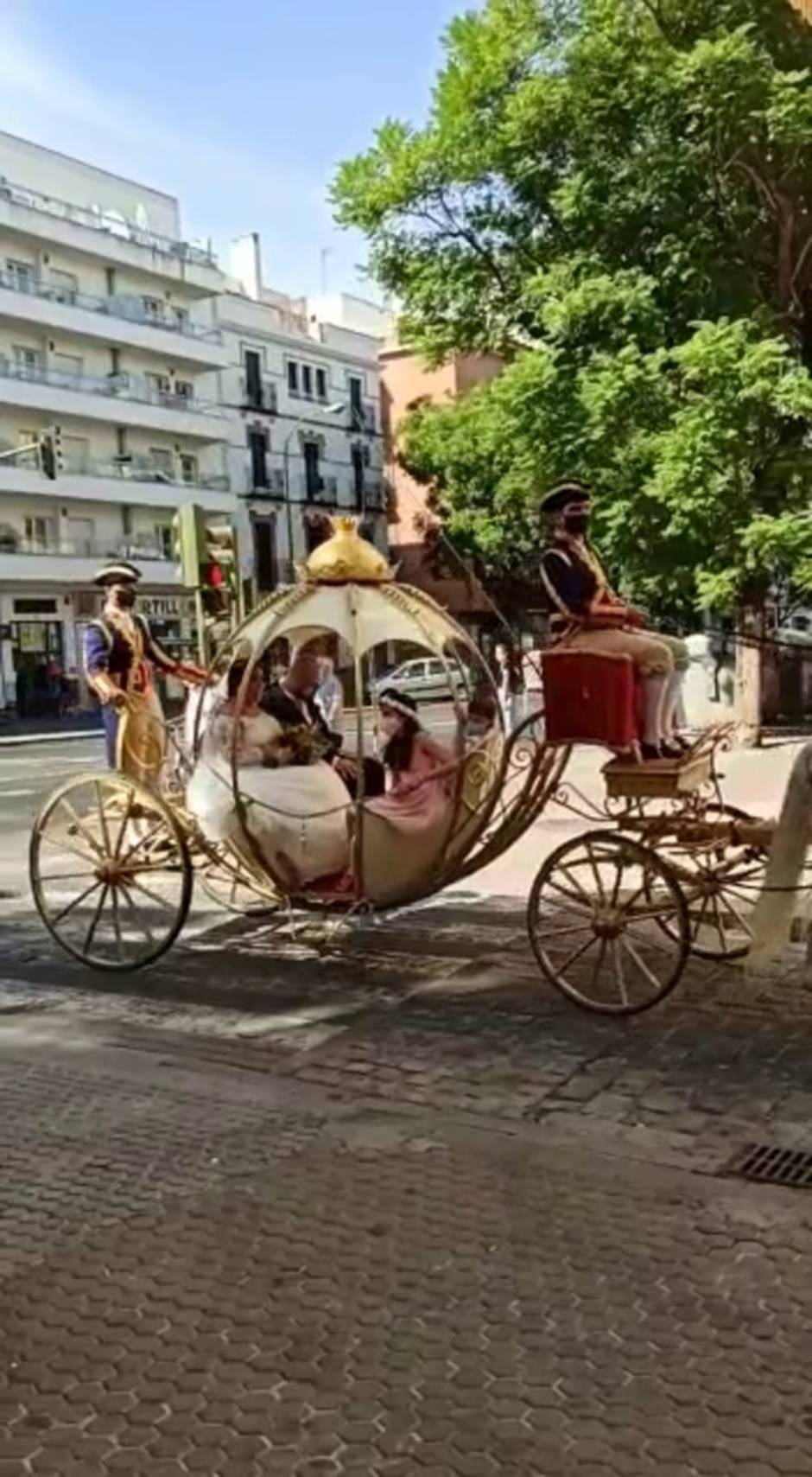 Boda a lo Cenicienta en Sevilla