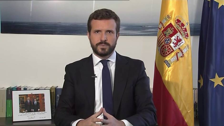 Casado afirma que el PP llevará la reprobación de Pablo Iglesias al Congreso por "atacar" al Rey
